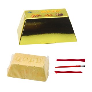 Wykopaliska Sztabka Złota Zestaw Archeologiczny Kamienie Narzędzia LEAN TOYS