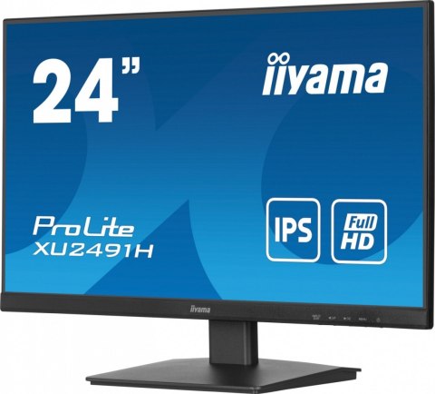 Monitor 24 cale XU2491H-B1 IPS, HDMI, DP, 0,5ms, 300cd IIYAMA