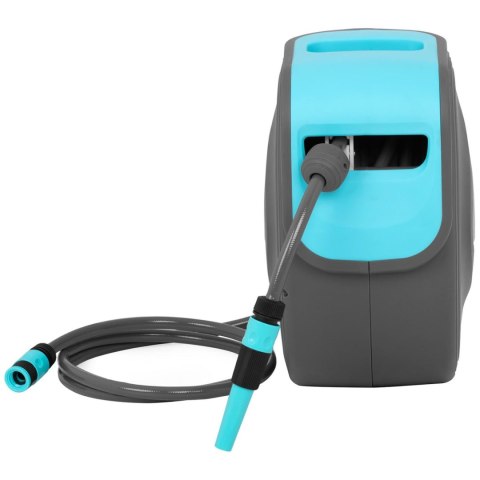 Automatyczny bęben ścienny z wężem ogrodowym 30m + 2m 1/2'' Hillvert