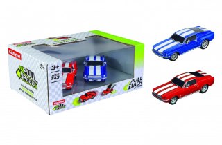 Pojazdy Pull & Speed Ford Mustang 67 dwupak Carrera