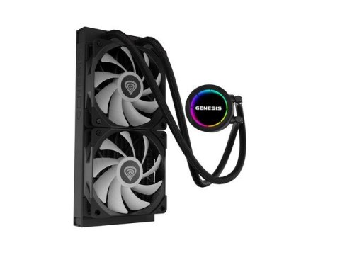 Chłodzenie wodne HYDRIA GENESIS 240 ARGB czarne Natec