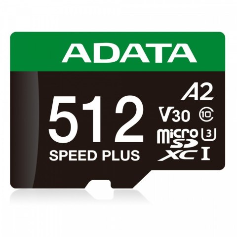 Karta microSD Speed Plus 512GB UHS1 U3 V30 A2 180/160 MB/s Adata