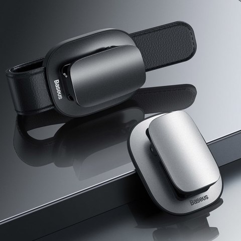 Uchwyt klips samochodowy na okulary czarny BASEUS