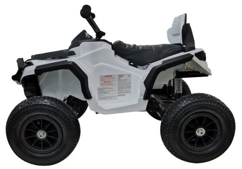 Quad na Akumulator BDM0906 Pompowane Koła Biały LEAN CARS