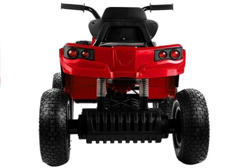 Quad na Akumulator BDM0906 Pompowane Koła Czerwony LEAN CARS