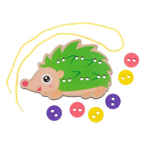 Zestaw edukacyjny do nauki szycia guzików jeż jeżyk Kik Sp. z o. o. Sp. k.