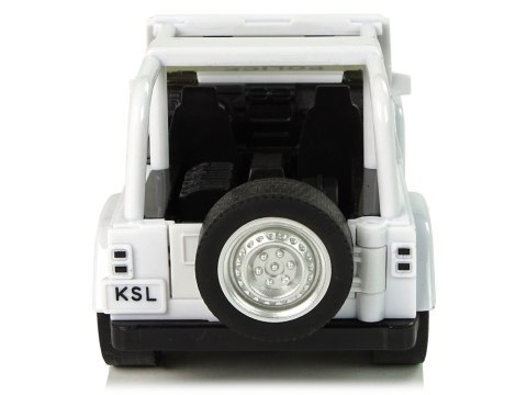 Samochód Terenowy Auto Policyjne Białe LEAN Toys