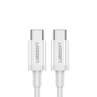 Kabel przewód USB-C - USB-C PD QC AFC 1.5m - biały UGREEN