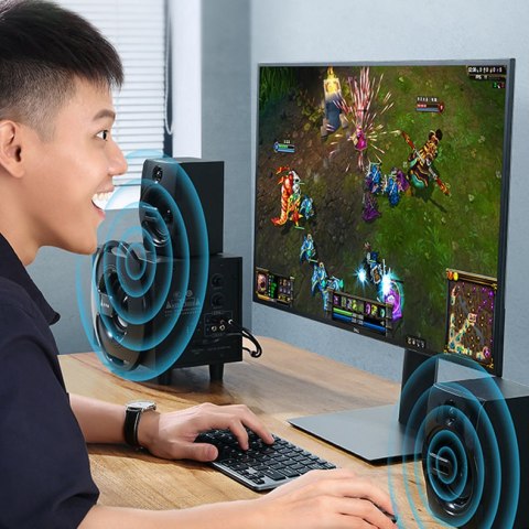 Kabel przewód miedziany audio 3.5mm mini jack - 2x RCA 2m UGREEN