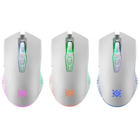 Mysz gamingowa bezprzewodowa PANDORA RF 3200DPI 7P biała Defender