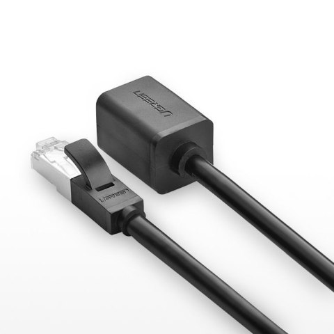 Przedłużacz do kabla skrętki FTP Ethernet RJ45 Cat 6 1000 Mbps 3m czarny UGREEN