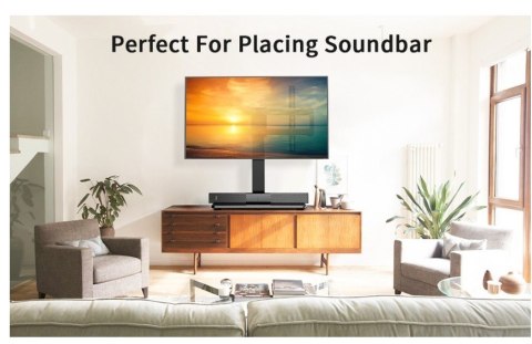 Stojak TV 32-55 cali 40kg skrętny Techly