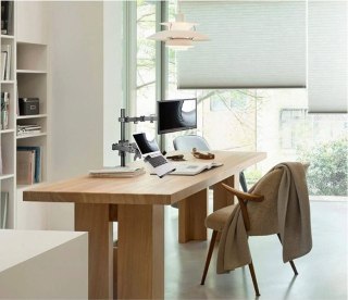 Uchwyt do monitora 13-32 cali i laptop 17 cali biurkowy obrotowy Techly