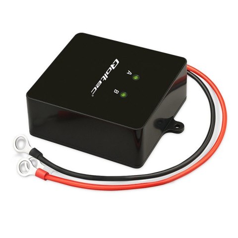 Balanser napięcia 24V do akumulatorów 2x12V | 5A | LiFePO4 AGM GEL Qoltec