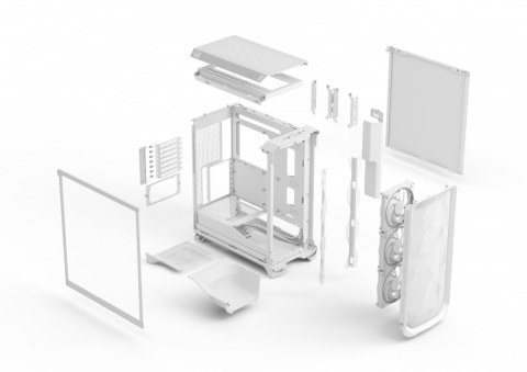 Obudowa Meshify 3 White RGB TG Light Tint Fractal Design