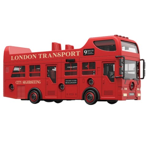 Autobus Piętrowy Do Skręcania London Transport Narzędzia Światła Dźwięki LEAN Toys