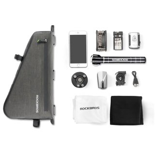 Torba rowerowa mocowane na ramę 5l AS-017 - ciemnozielona ROCKBROS