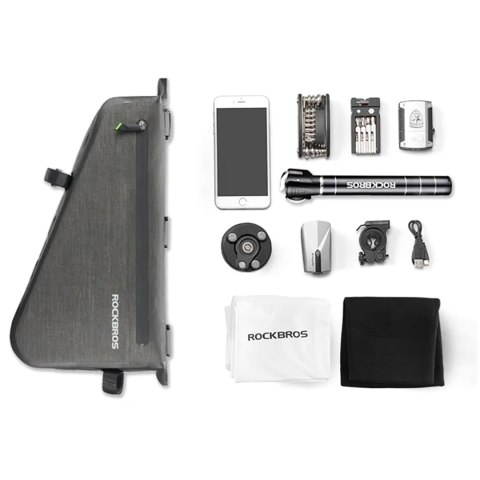 Torba rowerowa mocowane na ramę 5l AS-017 - ciemnozielona ROCKBROS