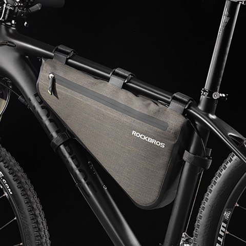 Torba rowerowa mocowane na ramę 5l AS-017 - ciemnozielona ROCKBROS