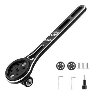 Uchwyt rowerowy do Garmin kamery GoPro lampki przedniej - czarny ROCKBROS