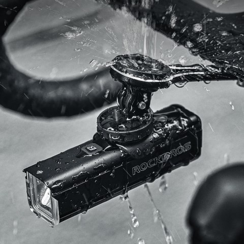 Uchwyt rowerowy do Garmin kamery GoPro lampki przedniej - czarny ROCKBROS