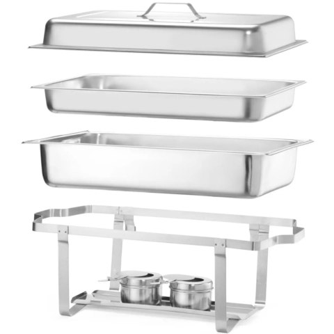 Podgrzewacz do potraw HoReCa na pastę GN 1/1 - Hendi 475904 Hendi