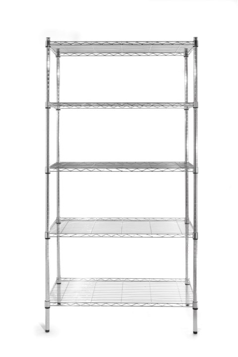 Regał magazynowy składany regulowane półki z drutu - 5 półkowy - Hendi 812204 Hendi