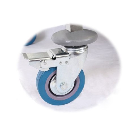 Wózek stalowy kelnerski 2 półkowy z głębokimi półkami Royal Catering