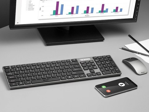 Zestaw klawiatura i myszka SET RF Nano USB Tracer