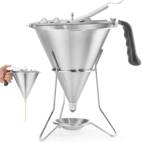 Dozownik pistolet stalowy do sosów i kremów - Hendi 551806 Hendi