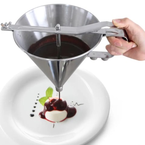 Dozownik pistolet stalowy do sosów i kremów Kitchen Line - Hendi 551813 Hendi