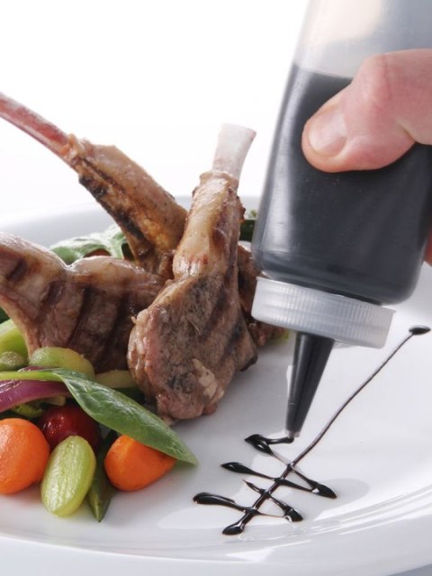 Dyspenser pojemnik do sosów zimnych 0,35l. przezroczysty - Hendi 557822 Hendi