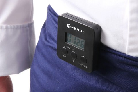 Minutnik timer kuchenny cyfrowy z klipsem - Hendi 271155 Hendi