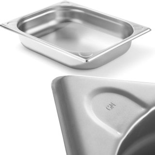 Pojemnik GN 1/2 stalowy Kitchen Line wys. 65 mm - Hendi 806326 Hendi
