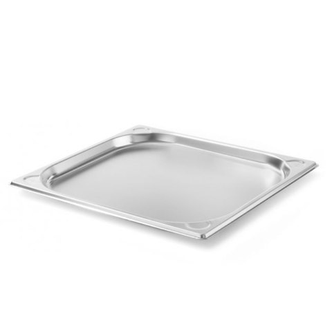 Pojemnik GN 2/3 stalowy Kitchen Line wys. 20 mm - Hendi 806203 Hendi