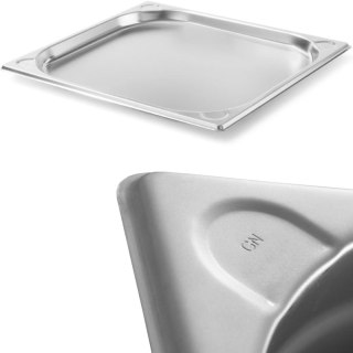 Pojemnik GN 2/3 stalowy Kitchen Line wys. 40 mm - Hendi 806210 Hendi