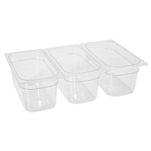 Pojemnik GN przeźroczysty z poliwęglanu GN 1/3 wys. 150 mm - Hendi 861516 Hendi