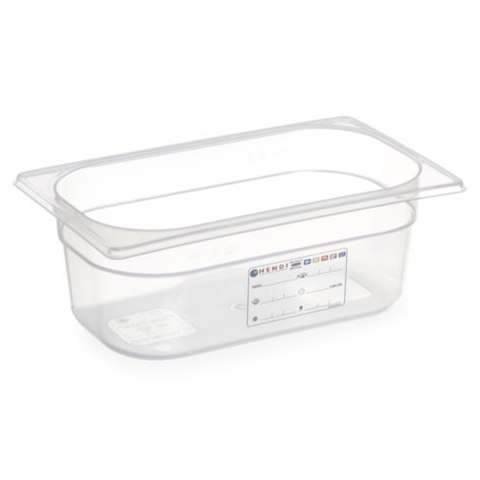Pojemnik z polipropylenu GN 1/4 wys. 100 mm - Hendi 880371 Hendi