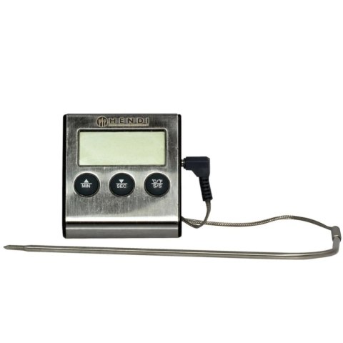 Termometr gastronomiczny do pieczenia z sondą i funkcją timera - Hendi 271346 Hendi
