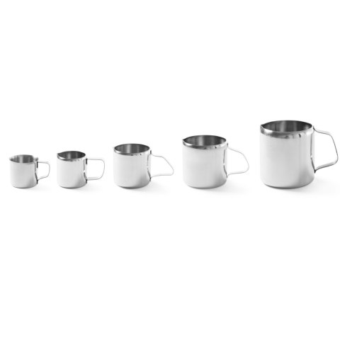 Dzbanek kubek do śmietanki mleka do kawy stalowy nierdzewny 350ml - Hendi 450505 Hendi