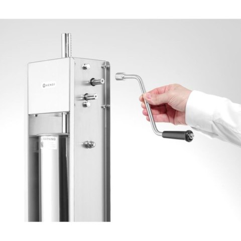 Nadziewarka napełniacz do kiełbasy pionowa stal nierdzewna Profi Line 7L - Hendi 282090 Hendi