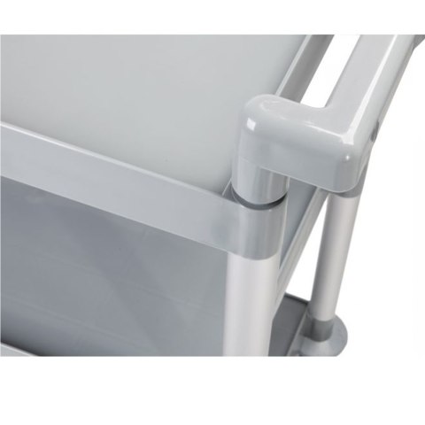 Wózek kelnerski 3-półkowy z tworzywa plastiku do 150Kg - Hendi 810200 Hendi