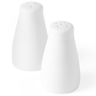 Zestaw do przypraw solniczka i pieprzniczka biała porcelana - Hendi 786413 Hendi