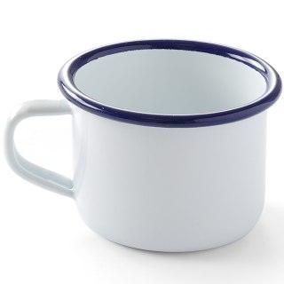 Kubek emaliowany z uchwytem biały 120 ml Hendi 621318 Hendi