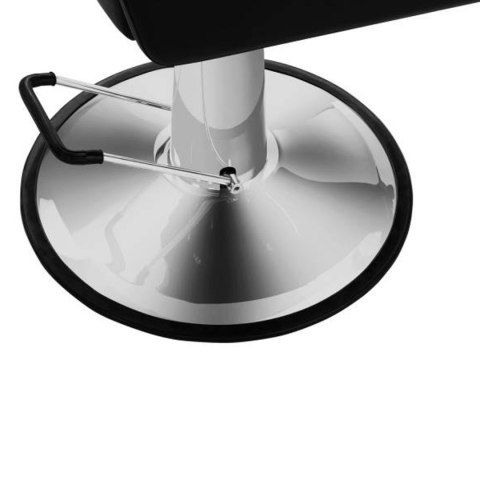 Profesjonalny fotel fryzjerski barberski z podnóżkiem obrotowy TURIN Physa czarny Physa