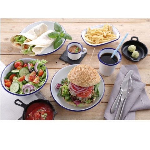 Talerz głęboki emaliowany biały śr. 200mm Hendi 621257 Hendi