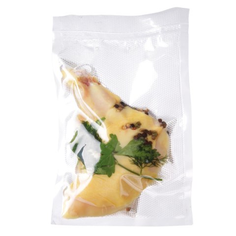 Worki moletowane do pakowarek próżniowych listwowych 200x300mm 100szt. Hendi