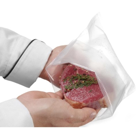 Worki moletowane do pakowarek próżniowych listwowych 280x6000mm 2 ROLKI Hendi