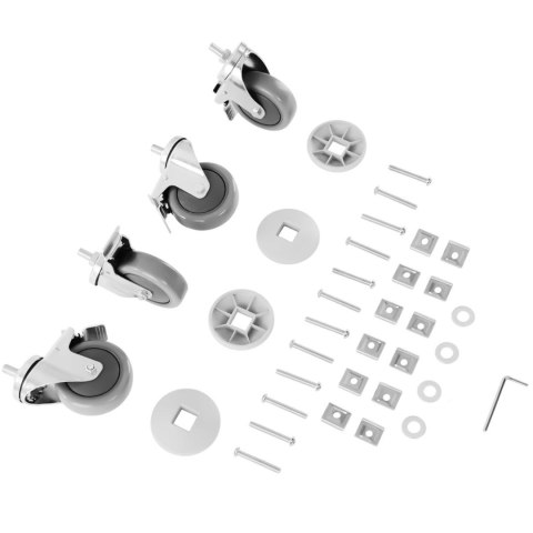 Wózek kelnerski cateringowy 3 półkowy do 150kg ze stali nierdzewnej Royal Catering RCSW 3A Royal Catering