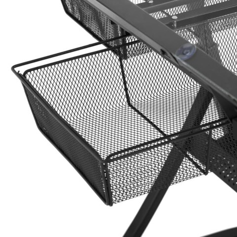 Biurko stół kreślarski szklany z szufladami do rysowania szkicowania 120x60 cm FROMMSTARCK